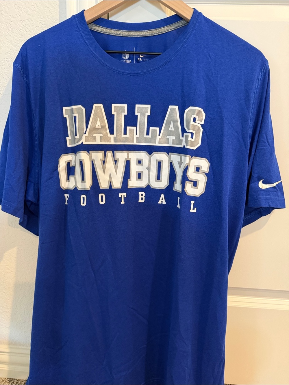 Nike Blue Dallas Cowboys Football Graphic Tee